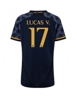 Billige Real Madrid Lucas Vazquez #17 Bortedrakt Dame 2023-24 Kortermet
